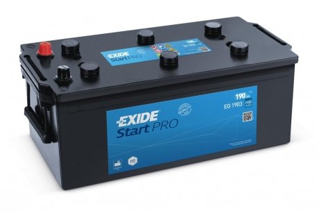 АКБ 6СТ-190 Тип3 Euro (пт 1100) Exide