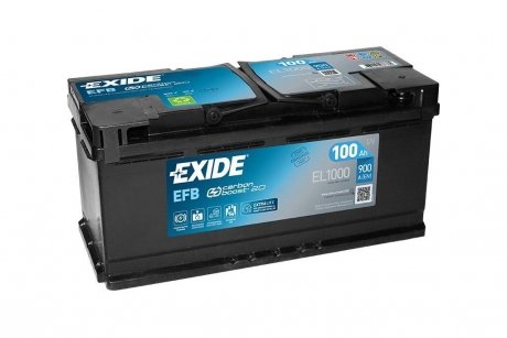 АКБ 6СТ-100 R+ (пт900) (необслуж) EFB Exide (Start/Stop)